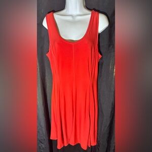 Sexy and comfy red dress.